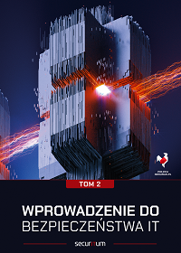 Book cover: Wprowadzenie do bezpieczeństwa IT - tom 2